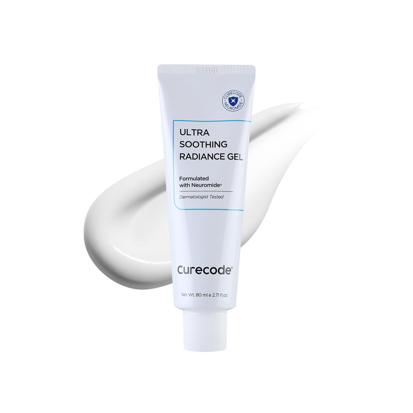 CURECODE Ultra Soothing Radiance Gel Moisturizer for Face with Neuromide & Niacinamide, Lightweight Hydrating Cream for Oily, Sensitive & Acne-Prone Skin, Helps Improve Radiance & Oil Balance