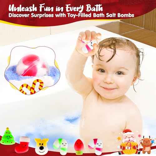 Bath Bombs for Kids with Surprise Inside,Bath Bombs Sets with 6 Pack Bubble Bath Bomb for Girls and Boys, Nice Gifts for Kids