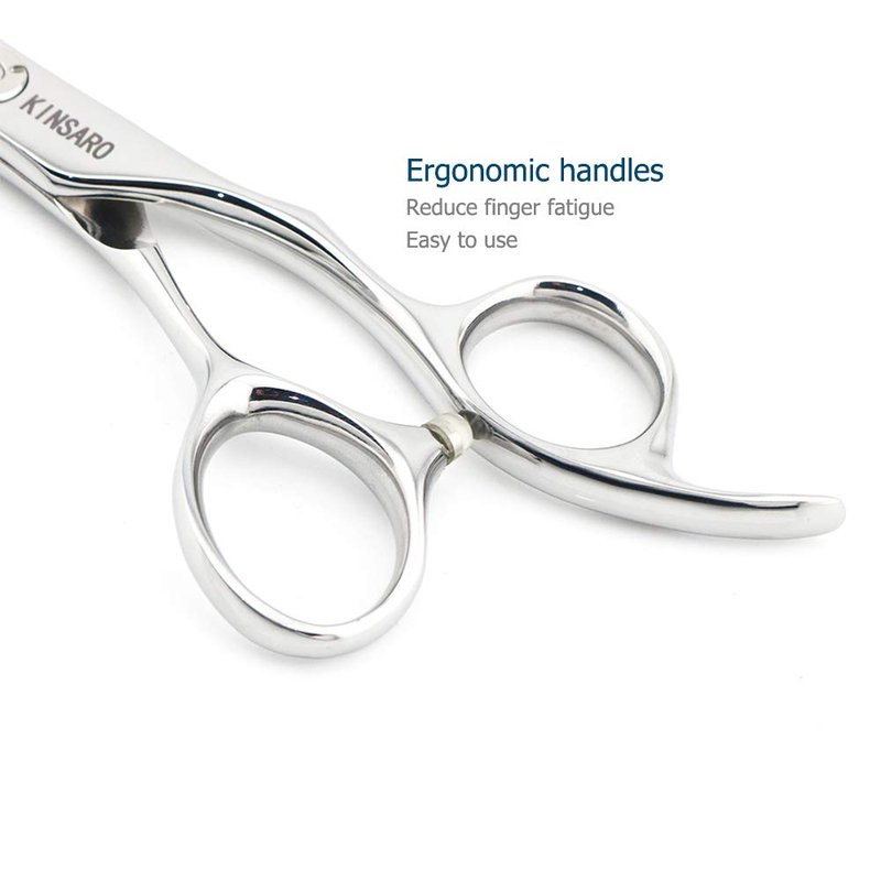 6" Hair Cutting Scissors to Cut Hair Cutting Shears Professional Haircut Hairdresser Scissors 440C KINSARO for Hairdresser Barber or Home Use
