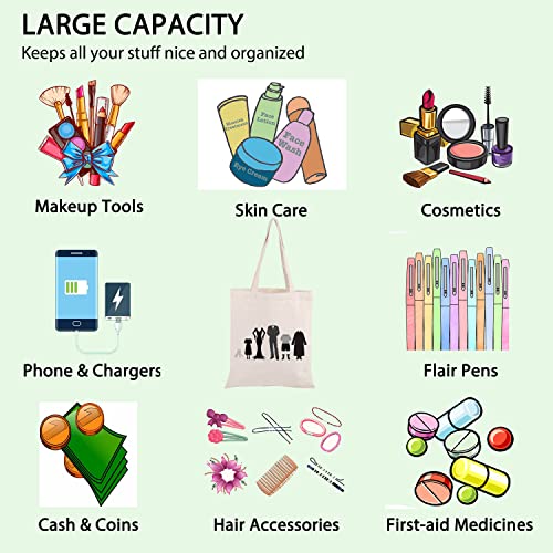 Movie Inspired Makeup Bag A-D Merch Cosmetic Bag TV Show Fans Gift TV Shows Inspired Gift (A-D Family tote)