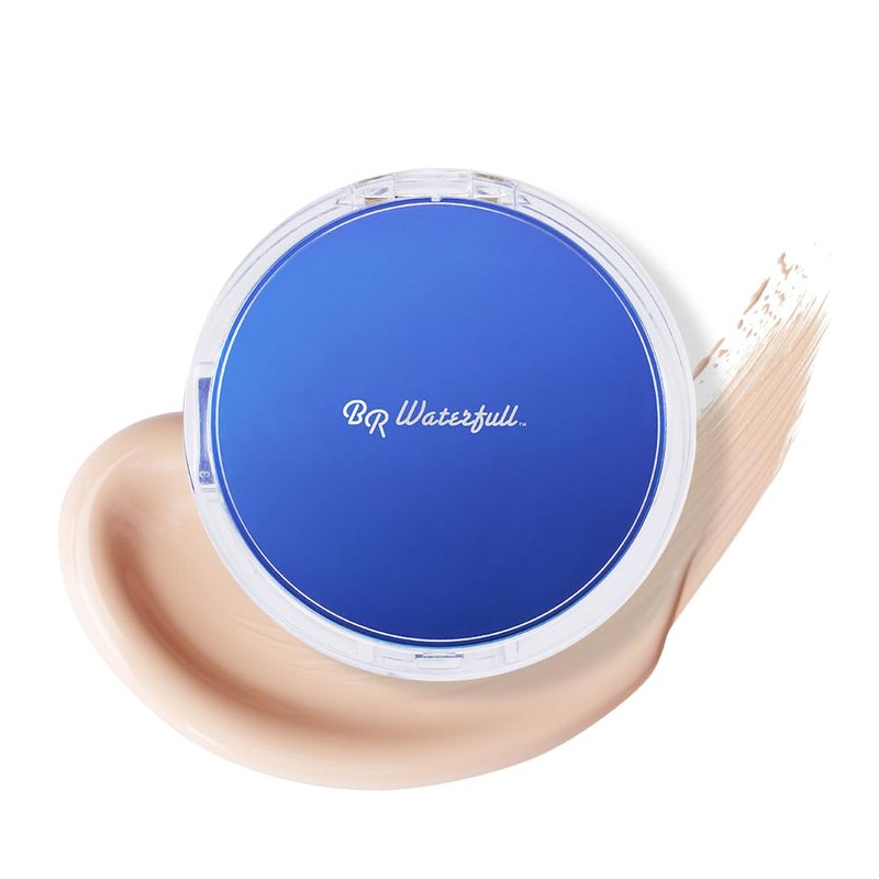 BR Waterfull Cushion 15g, Long-lasting Flawless Coverage, Brightening Foundation, 0.13lb