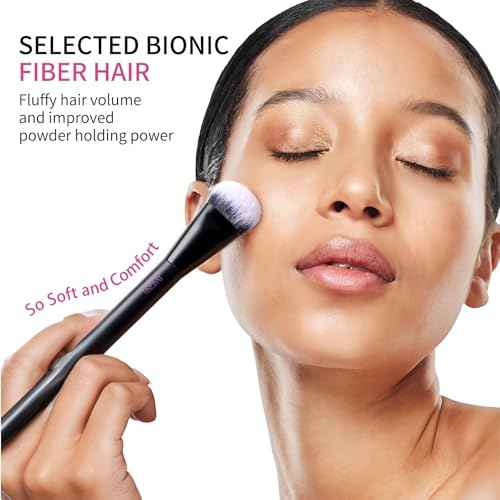 Makeup Brush Set Professional Foundation Brush for Foundation Powder Concealers Eye Shadows with 2 Makeup Sponge