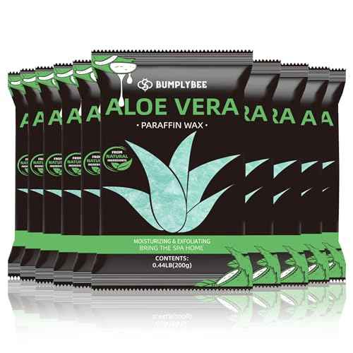 Paraffin Wax for Hand and Feet, 10 Pack Aloe Vera Paraffin Wax Refills for Paraffin Wax Machine, Hand Wax Paraffin Wax Bath, Foot Wax Paraffin Bath, Moisturizing Hands Feet, Deep Hydration
