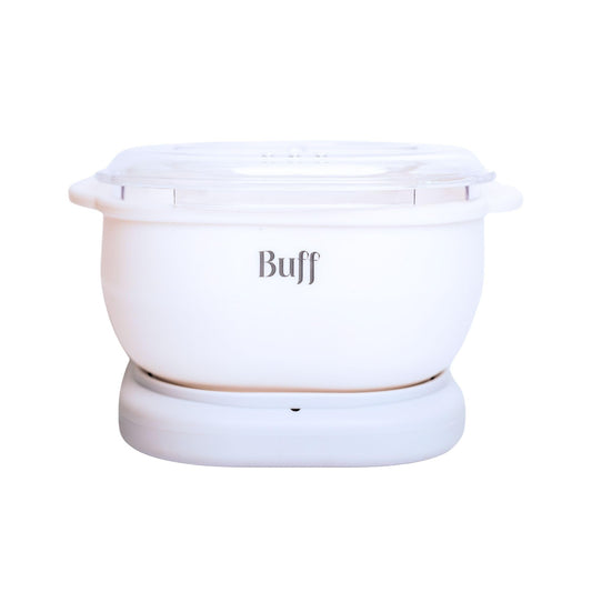 neuBuff Collapsible Silicone Wax Heater, Wax Warmer for Hair Removal, Fast Heating, Easy Cleanup and Storage, 400ml Capacity, Perfect for At-Home Waxing