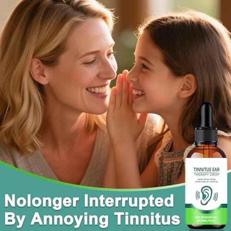 Tinnitus Relief for Ringing Ears, Ear Care Drops Promote Ear Comfort and Clarity, Effective Tinnitus Treatment Reduces Ears Noise and Improves Hearing in Both Men and Women, 1Pack