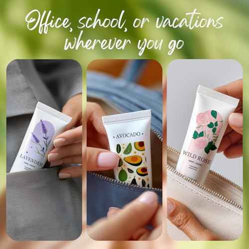 Green Canyon Spa 50 Pack Hand Lotion Bulk Mini Lotion Bulk Hand Lotion Travel Size Thanksgiving Gifts Christmas Gifts Stocking Stuffers and Bridesmaid Gifts