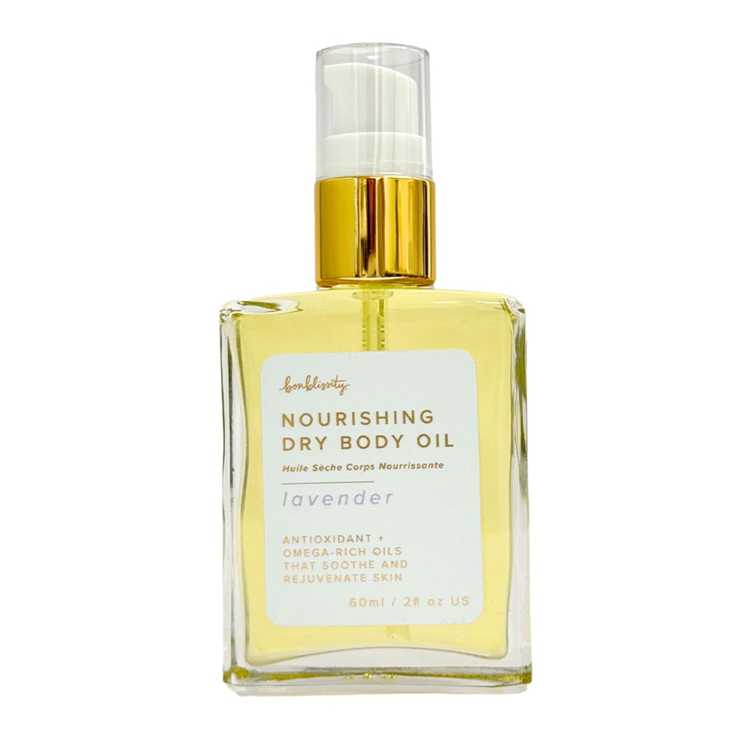 Bonblissity Nourishing Body Oils, 2oz Travel Size - Lavender Scented