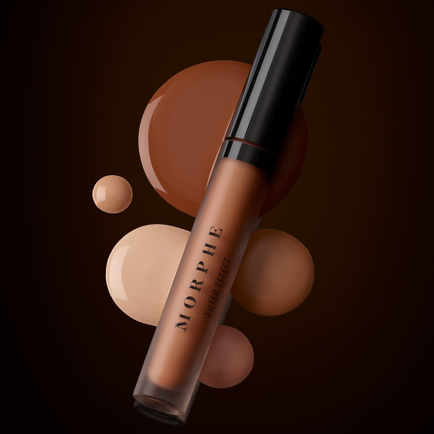 Morphe Filter Effect Soft Radiance Concealer - Buildable Coverage Liquid Concealer Face Makeup with Hyaluronic Acid & Pomegranate Extract & a Natural Radiant Finish - Medium 12 (Neutral) (0.12 fl oz)