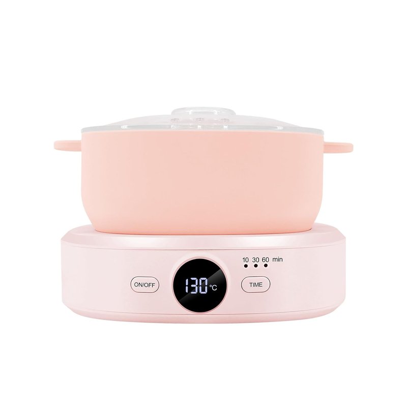 Professional Wax Warmer for Hair Removal - Adjustable Temperature, Digital Display & Timer | Silicone Bowl Included