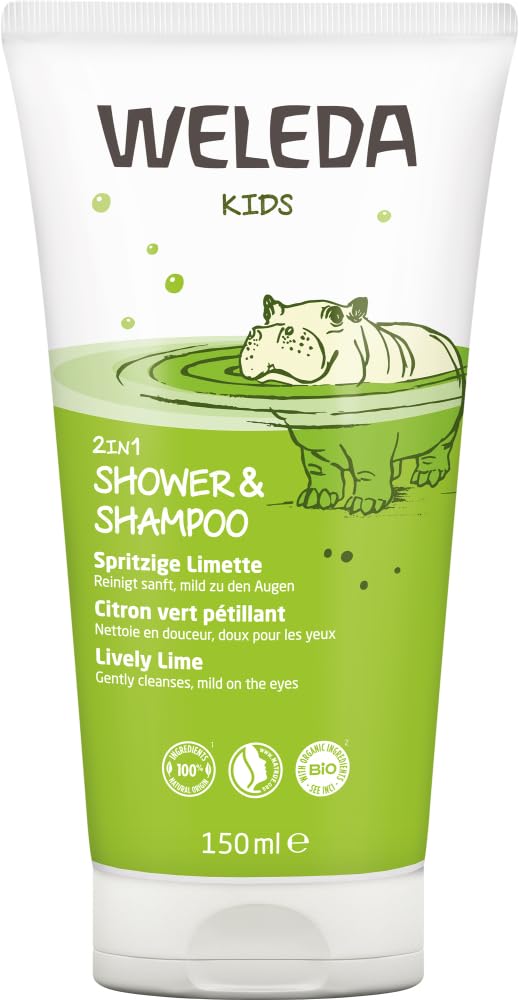 Weleda Kids 2-in-1 Lively Lime Shampoo & Bodywash 150ml