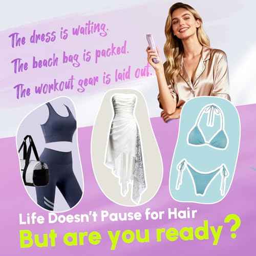 Electric Razors for Women - 2-in-1 Body & Facial Hair Trimmer, Wet & Dry Use Cordless Shaver for Legs, Underarms, Bikini Line, Ceramic Blade for Sensitive Skin - Teen Girl Gifts Trendy Stuff (Pink)