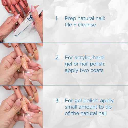Young Nails Protein Bond - Non-Acidic Nail Primer, Enhanced Adhesion for Gel Polish & Acrylic, Nail Dehydrator, PH Bonder for Gel Nails, 0.25 oz