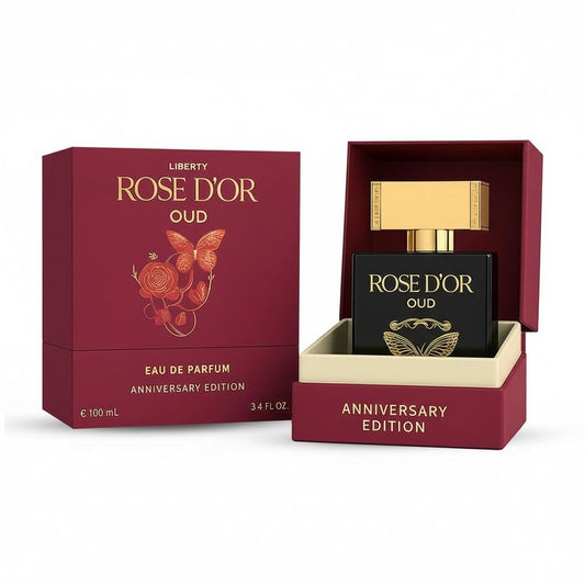 Liberty Rose Oud Perfume for Women 100ml | Eau De Parfum (EDP) | Long Lasting Floral Oud Fragrance | Rose, Sandalwood & Musk Notes | Luxury Perfume Gift for Her