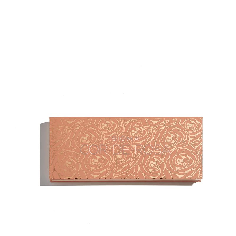 Sigma Beauty Cor-De-Rosa Eyeshadow Palette - 14 Warm Eyeshadow Shades in Matte, Shimmer and Metalic Finishes - Highly Pigmented Vegan Eye Makeup Palette - Clean Beauty Products
