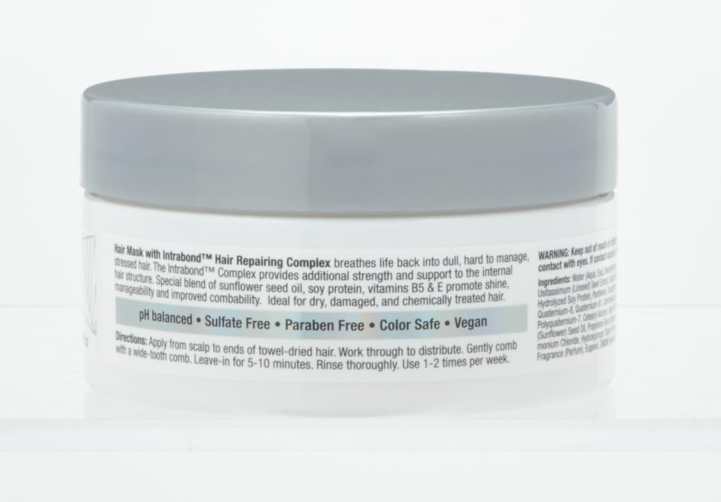 Punky Hair Mask with Intrabond Hair Repairing Complex, 6 oz - Ideal for Dry, Damaged, Chemically Treated Hair