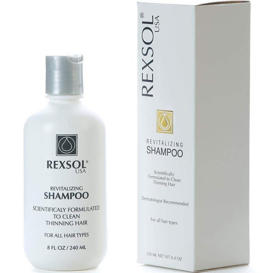REXSOL Revitalizing Shampoo Scientifically Formulated to clean thinning hair (240 ml / 8 fl oz)