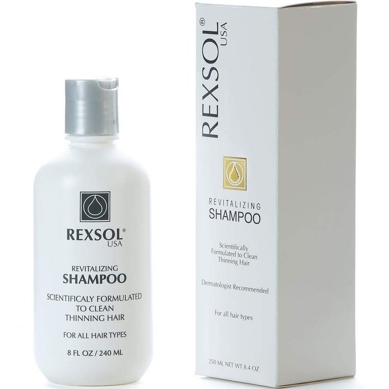 REXSOL Revitalizing Shampoo Scientifically Formulated to clean thinning hair (240 ml / 8 fl oz)