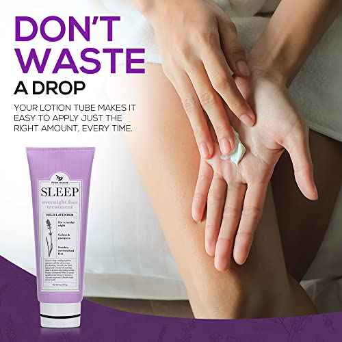 Relaxing Foot Lotion Moisturizer Cream For Dry Feet ? Lavender Foot Care Cream W/Shea Butter, Aloe, & Coconut Oil ? W/Soothing Scent, Pedicure Supplies, 8 Oz