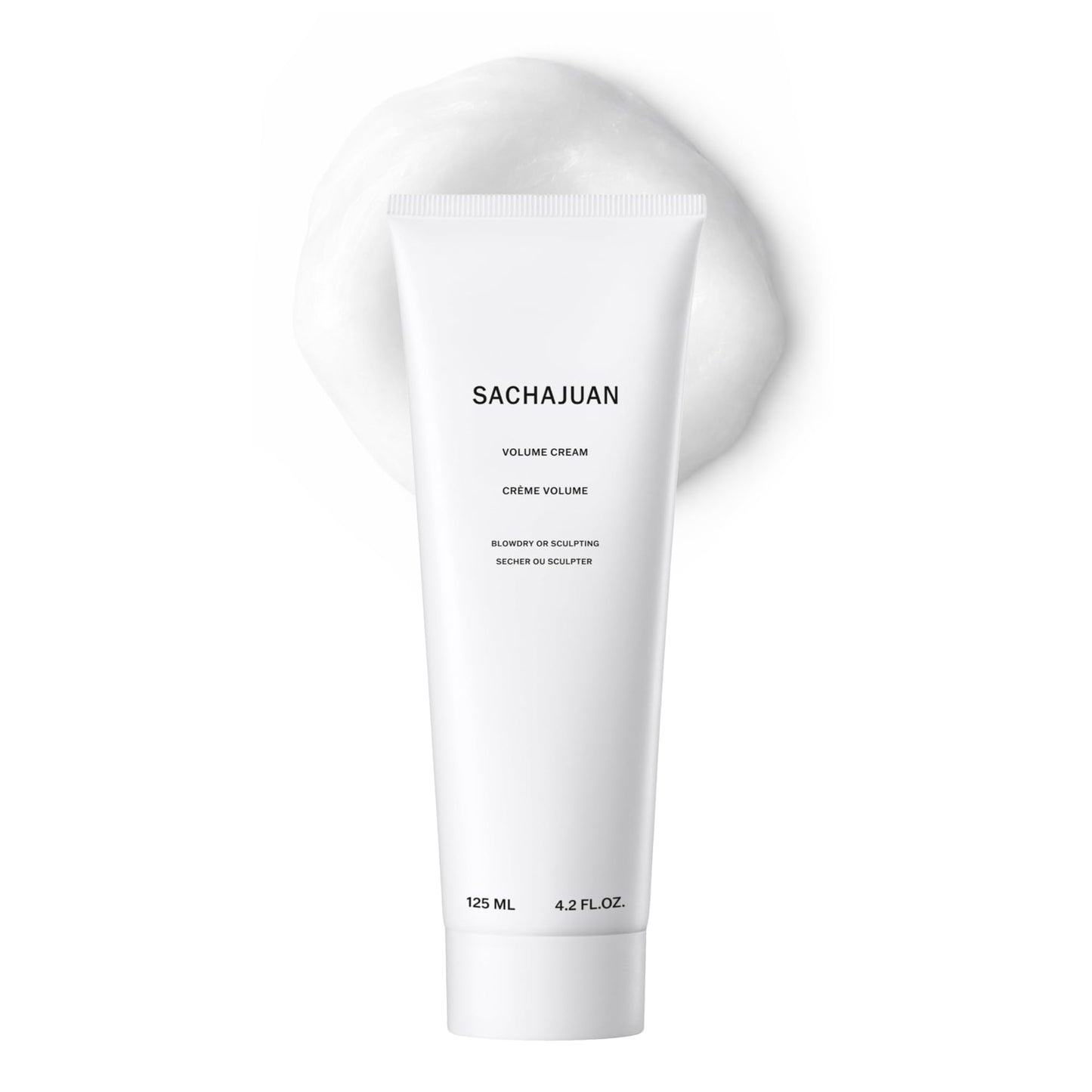 SACHAJUAN Volume Cream | Blow-Dry Styling & Heat Protectant | Adds Volume, Body & Shine | Flexible Hold | Ocean Silk Technology | Vegan & Paraben-Free | 4.2 fl oz