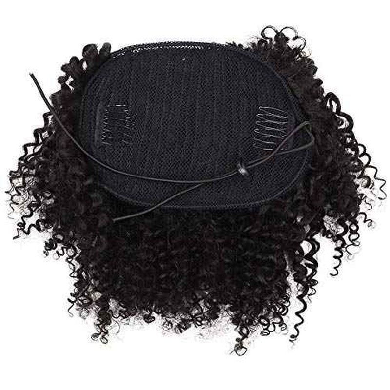 Afro Kinky Curly human hair ponytail extensions Kinky Curly drawstring human hair ponytail hairpieces natural curly clip in ponytail