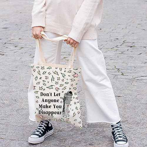 FOTAP LGBTQ Gift Hi Leaves Tote Bag Spotify Inspired Gift Nick and Charlie Gifts BL Boys Love Gifts (Disappear Tote)