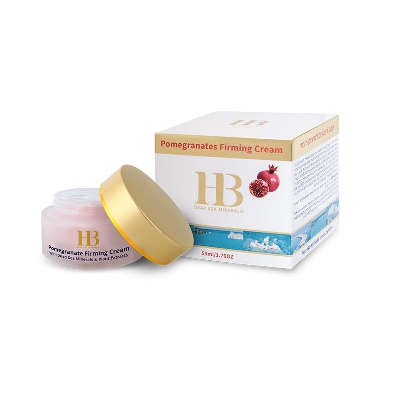 Dead Sea Pomegranates Face & Neck Cream with SPF 15 - Hydrating Anti-Aging Formula
