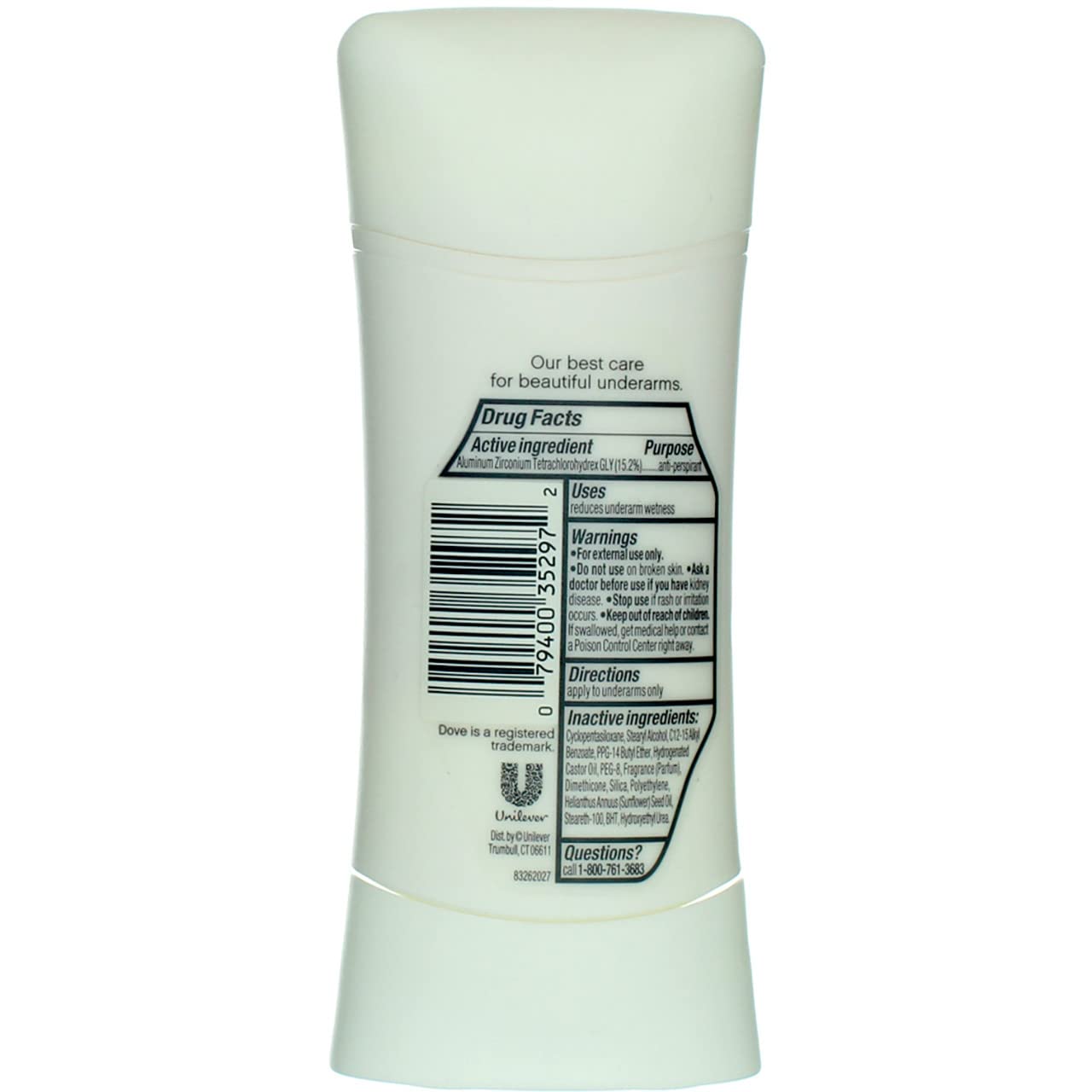 Dove Deodorant 2.6 Ounce Adv Care Anti-Perspirant Cool Essential, 2.6 Ounce (Pack of 6)