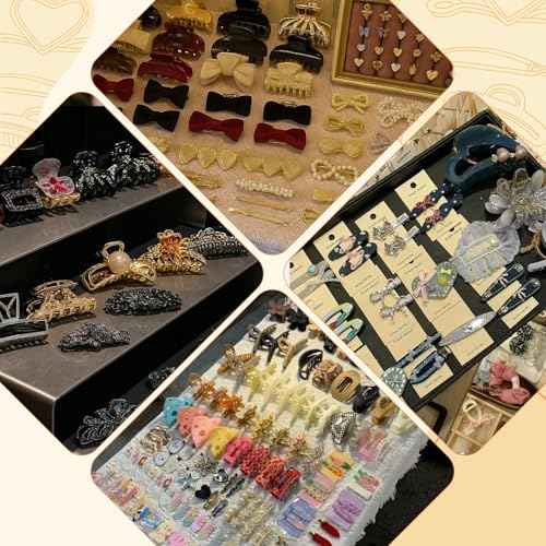 50Pcs Hair Clips Mystery Box - Surprise Box for Women£¨Metal, Snap, Flat, Flower &Y2k Styles Hair Clips, Barrettes, Claw Clips and Hair Bows £© -Trending Styles Bulk Gift Set