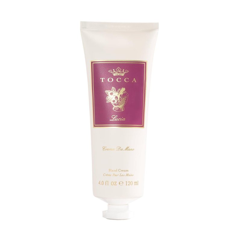 Tocca Hand Cream - Lucia 4 oz | Moisturizing Floral Formula with Italian Lemon, Fig & Vetiver