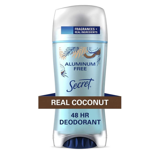 Aluminum-Free Deodorant for Women - Coconut Scent, 2.4 oz | Natural & Long-Lasting
