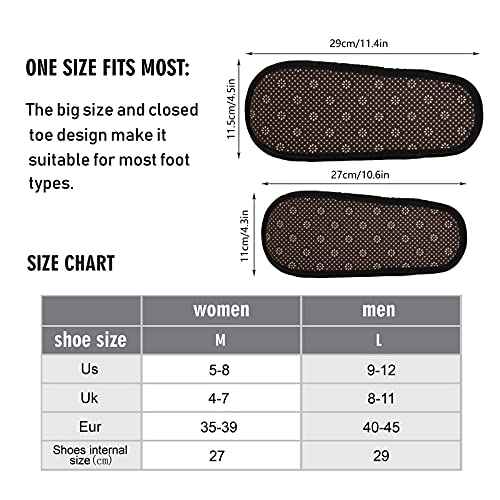 Slippers Soft Non-Slip Indoor House Slippers Home Shoes For Bedroom Hotel Travel Spa