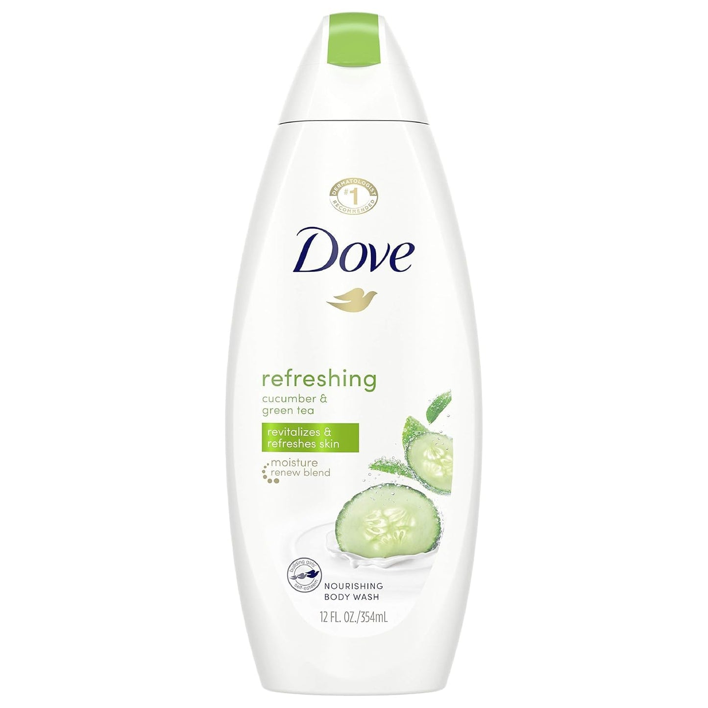 Dove Body Wash - Go Fresh Cucumber & Green Tea | 12 Ounce (3 Pack)