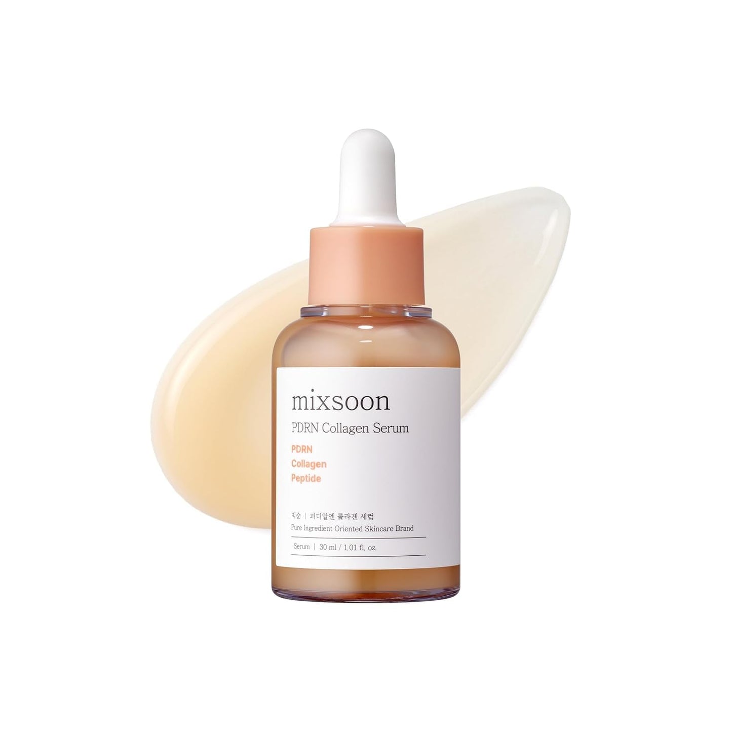 PDRN Collagen Serum - Firming & Hydrating Peptide Moisturizer | 30ml Korean Glass Skin Care