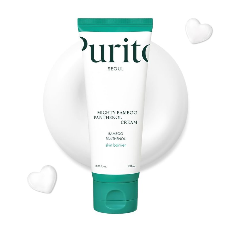 PURITO Panthenol 10% Barrier Cream | Face Moisturizer for Skin Barrier Repair | All skin types, sensitive and blemish-prone skin | Non-Comedogenic, Vegan | Korean Skincare, 100mL, 3.38 fl.oz