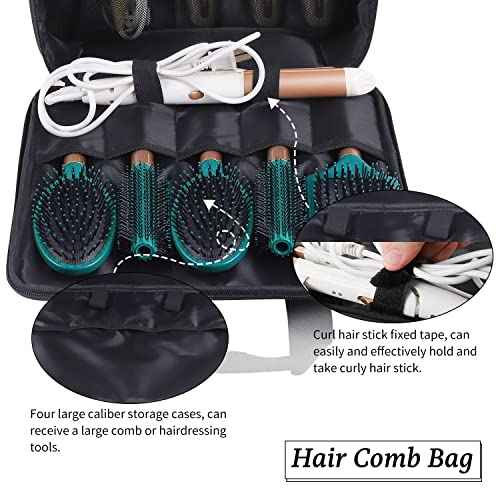 Hair Dryer Bag Barber Carrying Case Barber Tool Bag Hairstylist Traveling Case Hairdressing Tool Storage Case Cosmetology Organize Hair Salon Equipment Blow Dryer