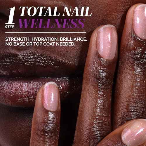 LONDONTOWN Glow Getter Nail Luminizer ? One-Step Nail Treatment with Hexanal & Shimmer for Stronger, Healthier, Glossier Nails, No Base or Top Coat Needed, 0.4 Fl Oz