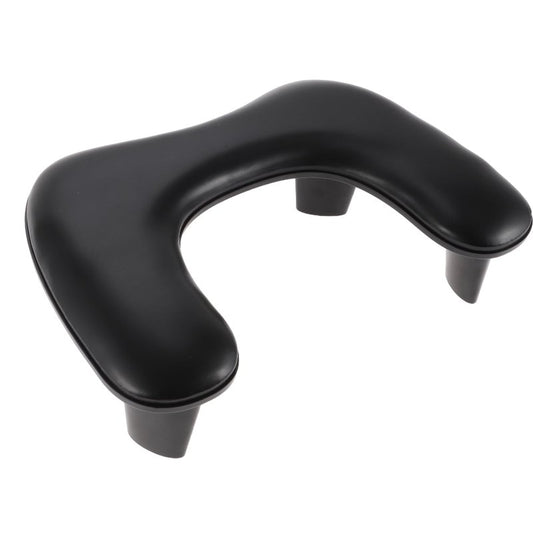 VOCOSTE Arm Rest for Nails Tech, U Shaped Nail Arm Rest, Manicure Hand Rest with Detachable Brackets, Hand Rest for Nails Tech with Non-slip Pads, Nail Hand Rest, Black