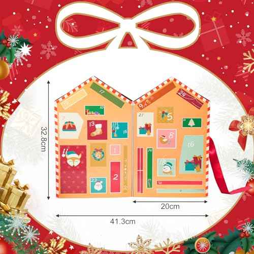 Makeup Advent Calendar 2025, 24 Days Christmas Gift Set For Women Girls &Teens, Surprises Christmas Calendar Countdown Gift for Women,Countdown Calendar Full Makeup Kit Cosmetic Gift