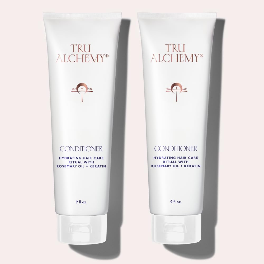 Tru Alchemy Hair Conditioner for Damaged Hair Dry Hair - Conditioner for Women - Sulfate Free Conditioner to Hydrate, Detangle, and Restore Hair Health - 9 fl oz. (2 Pack)