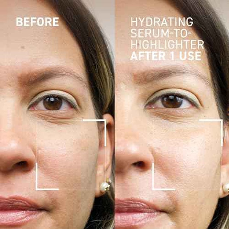 Dr. Brandt Dr. B Lab Hydrating Serum-to-Highlighter - Moisturizes, Smoothes Complexion & Illuminates Skin - 1 fl oz, Pack of 2