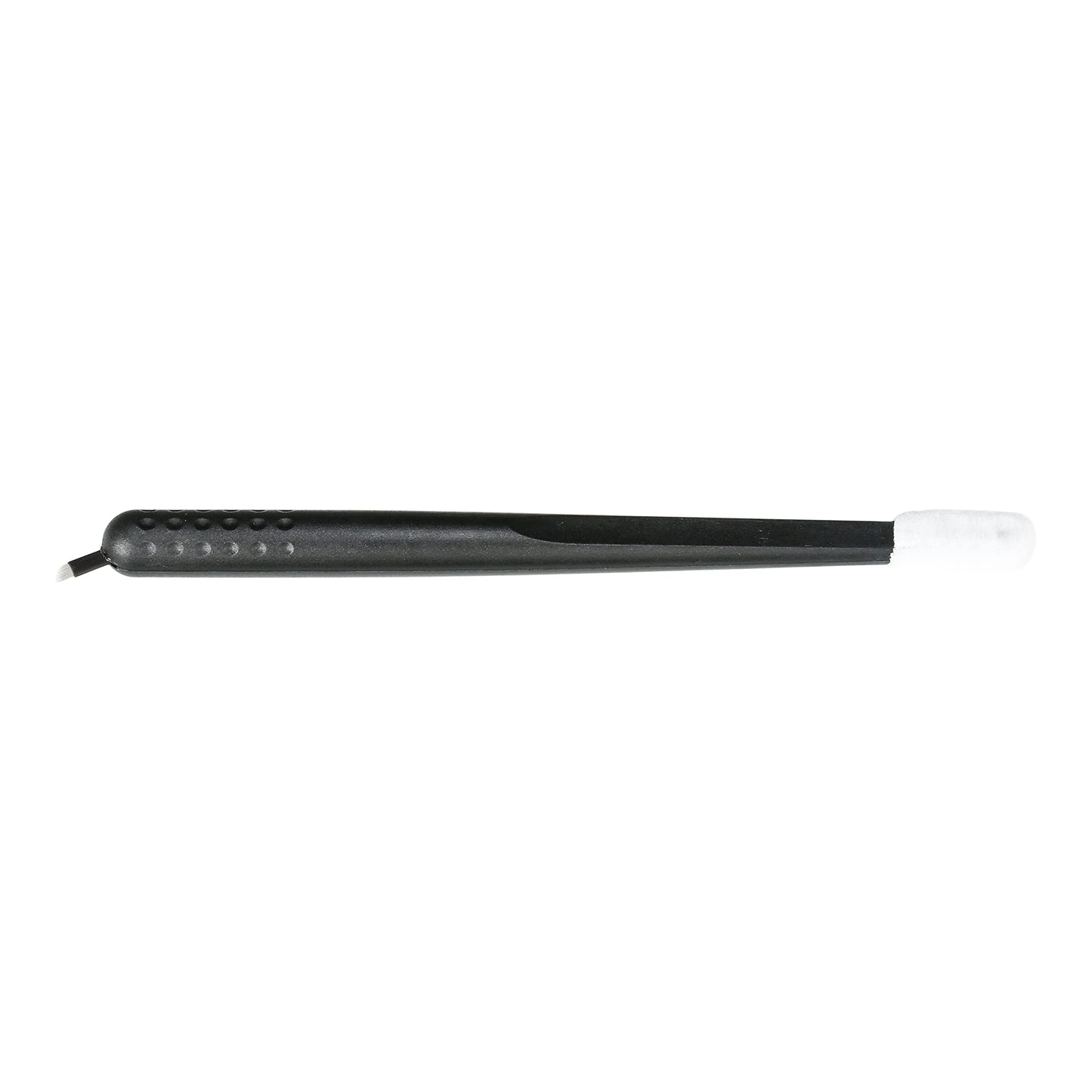 PACK OF 10 - Mellie Microblading Disposable Microblading Pen with Pigment Sponge Disposable Tool For Creating Eyebrows Microblading Supplies (Black, C14 .15mm Nano)