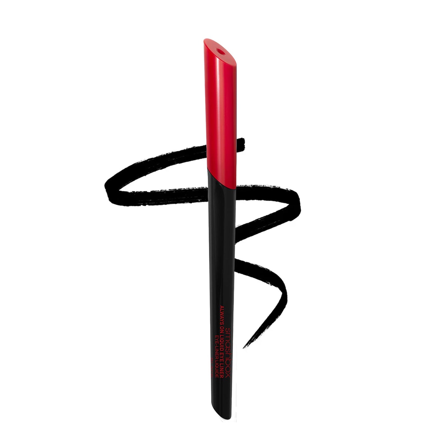 Smashbox Always On Liquid 24-Hour Eye Liner | Long Lasting + Waterproof with Dramatic Precision, Black, 0.02 Ounce