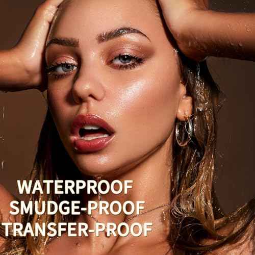 Eyebrow Stencils, Eyebrow Stamp Perfect Eyebrows Brow Stamp Waterproof, Eye Brow Stencil Kits Eyebrow Kit for Women With 10PCS Eyebrow Shaping Kit Smudge-proof & Long-Lasting, Soft Brown