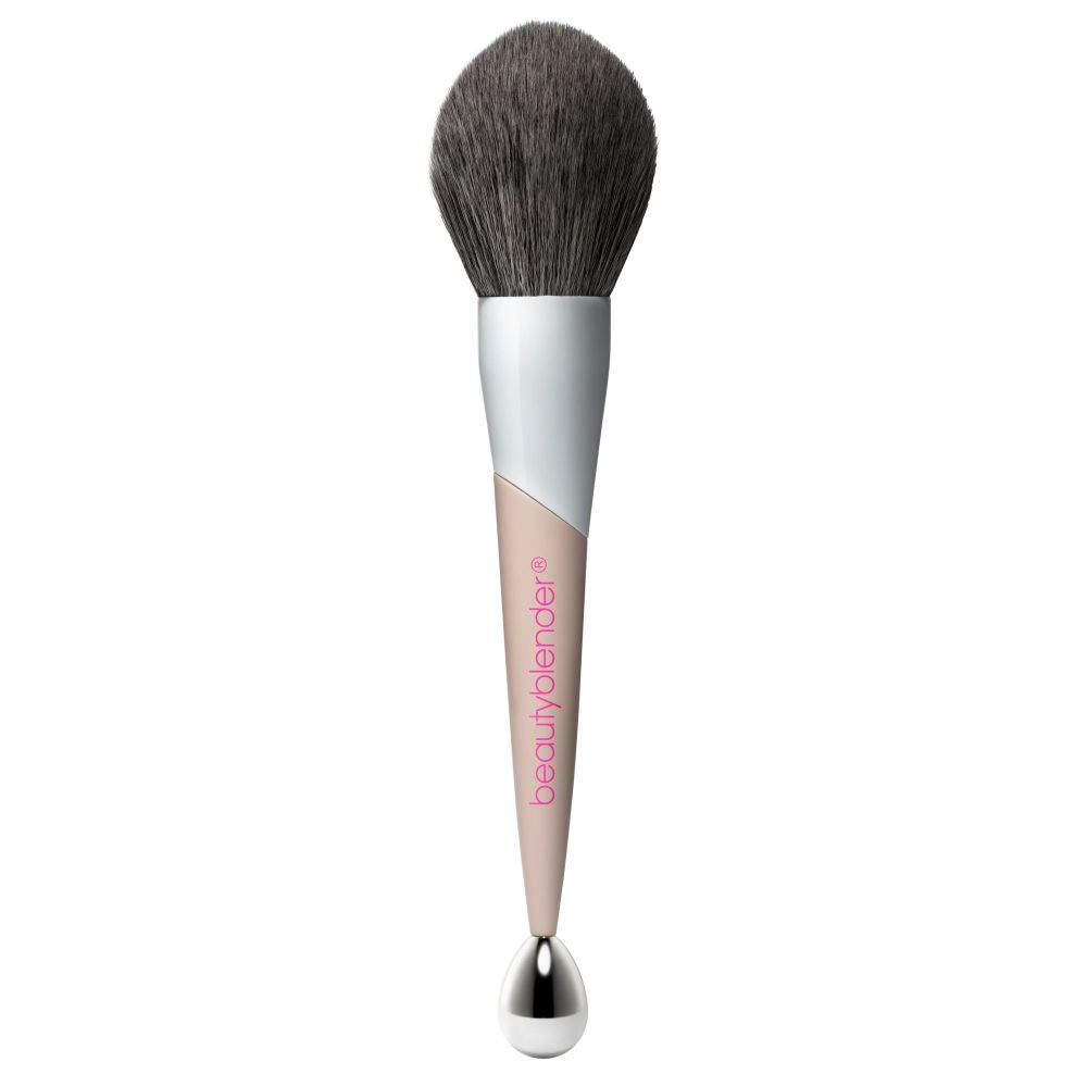 beautyblender BIG BOSS Makeup Powder Brush & Cooling Roller for Blush, Bronzer and Foundation. Vegan, Cruelty Free and Made in the USA