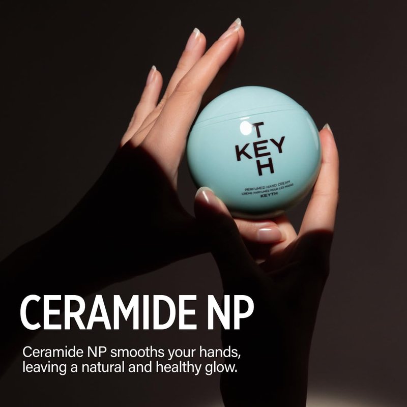 KEYTH PERFUMED HAND CREAM #EPIC FLEUR (70ML, 2.36 FL.OZ.) / Rich Scent, Provides Glow and Moisture, Refreshing Finish, Amber&Woody&Floral, Lily Flower Extract Ceramide NP