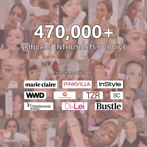 GUGUG Skin Scrubber Face Spatula - Skin Spatula Blackhead Remover Pore Cleaner with 4 Modes, Skin Care Tools-Pink