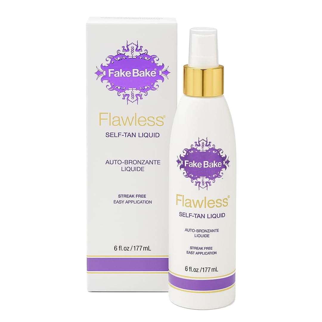 Fake Bake Flawless Self Tanning Liquid | Sunless Tanner | 6fl oz