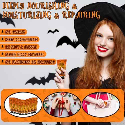 48 Sets Halloween Hand Cream Gifts Bulk Halloween Party Supplies Favors Hand Cream Travel Lotions Size Bulk with Ghost Spiderweb Skull for Birthday Christmas Holiday Party Guest Gifts