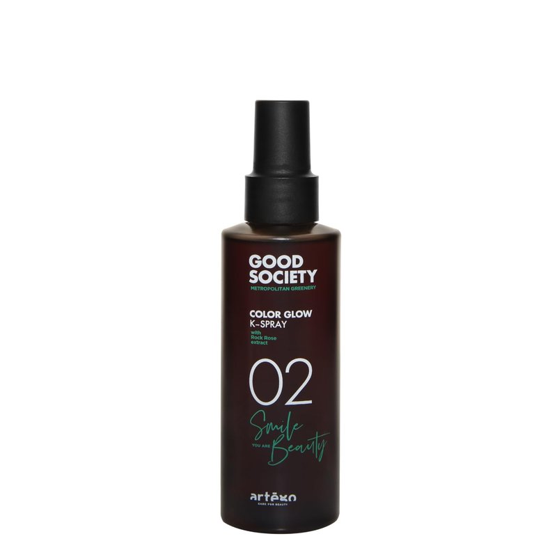 Artègo Good Society Color Glow K-Spray (5.1 fl oz) – Leave-In Two-Phase Conditioner Spray for Color Protection & Shine