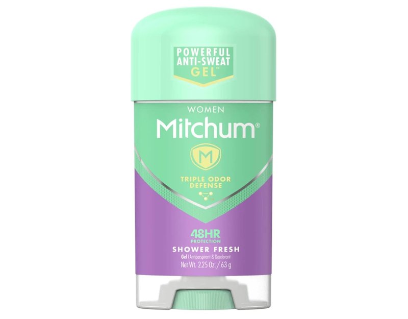Mitchum Gel Anti-Perspirant Deodorant for Women - Triple Odor Defense, Powder Fresh | 2.25 Oz - 5 Pack